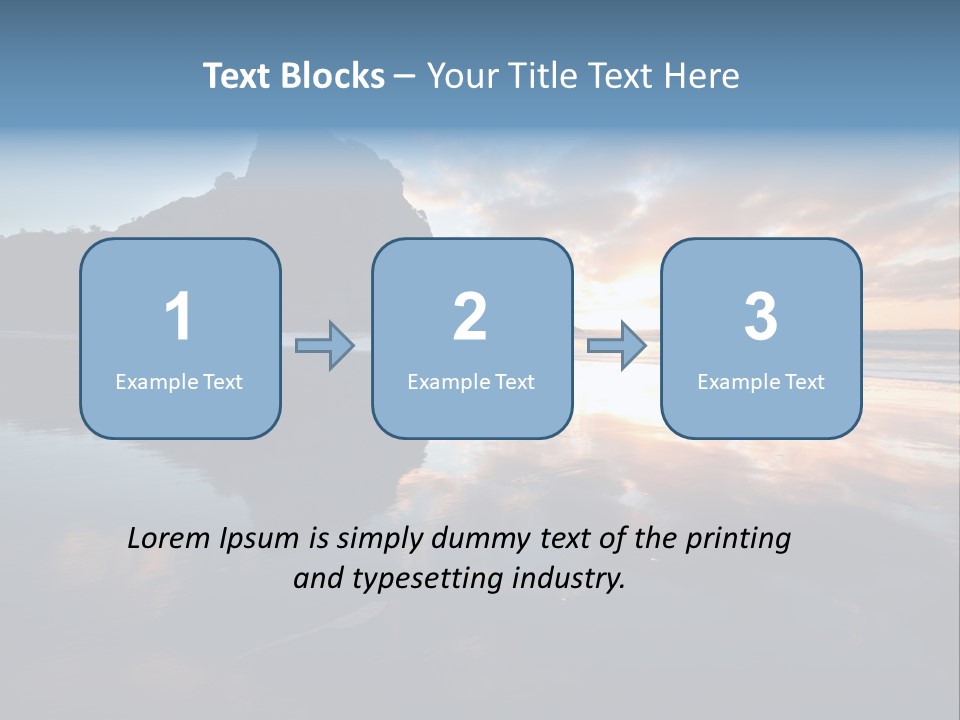 Piha Beach PowerPoint Template