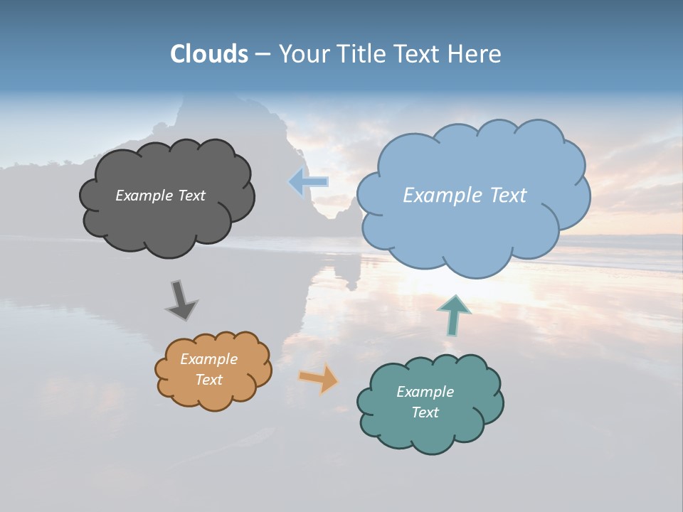 Piha Beach PowerPoint Template