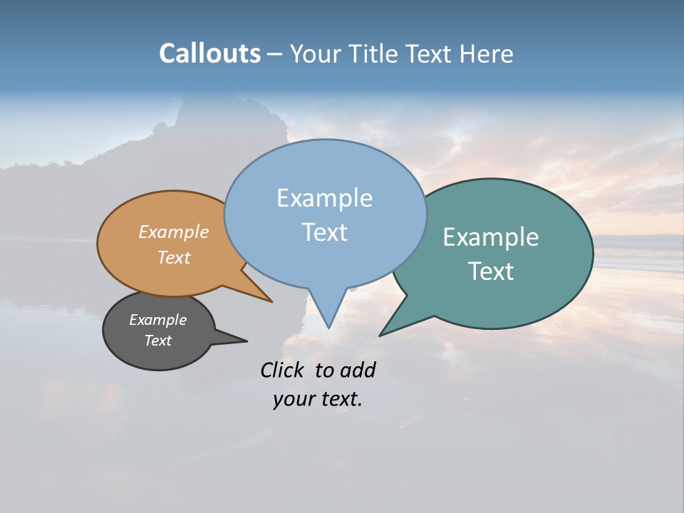 Piha Beach PowerPoint Template