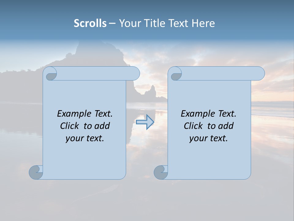 Piha Beach PowerPoint Template