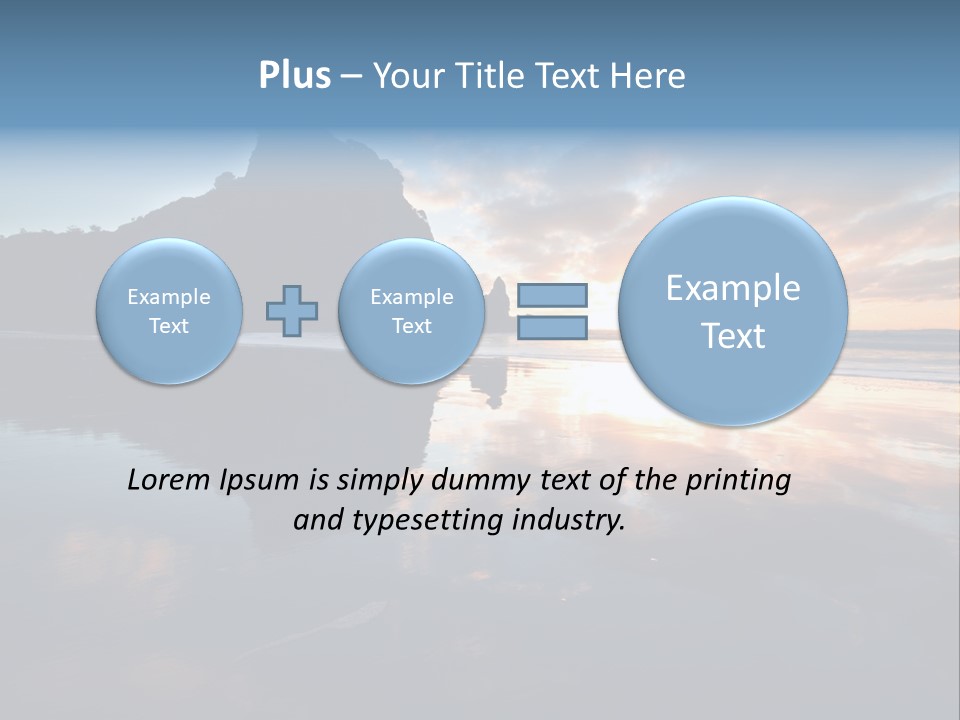Piha Beach PowerPoint Template