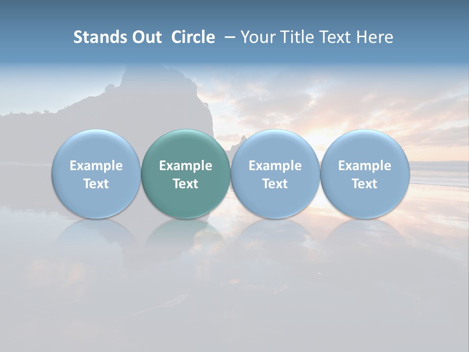 Piha Beach PowerPoint Template