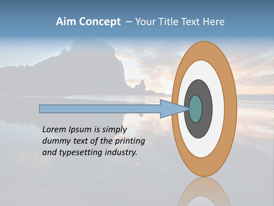 Piha Beach PowerPoint Template