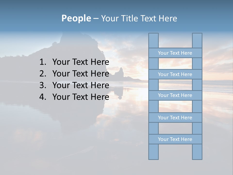 Piha Beach PowerPoint Template