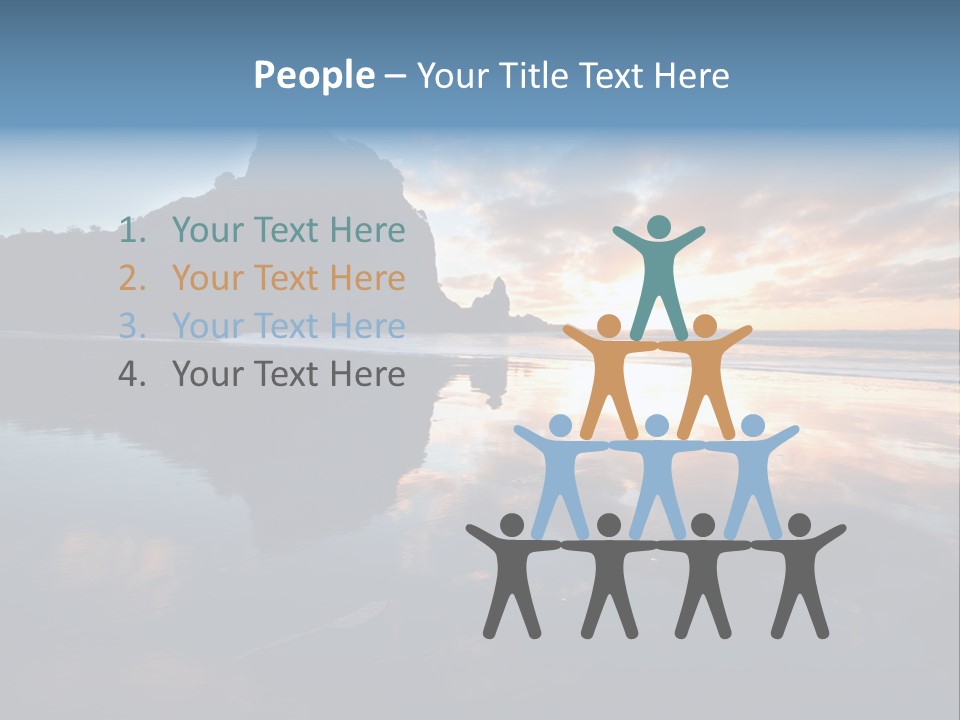 Piha Beach PowerPoint Template