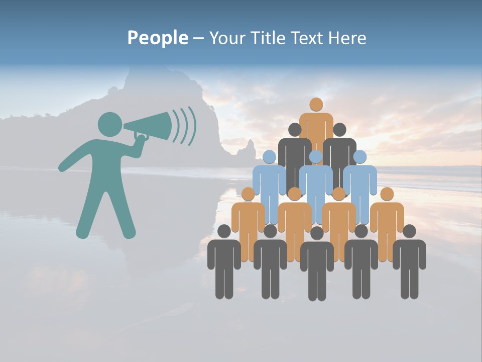 Piha Beach PowerPoint Template