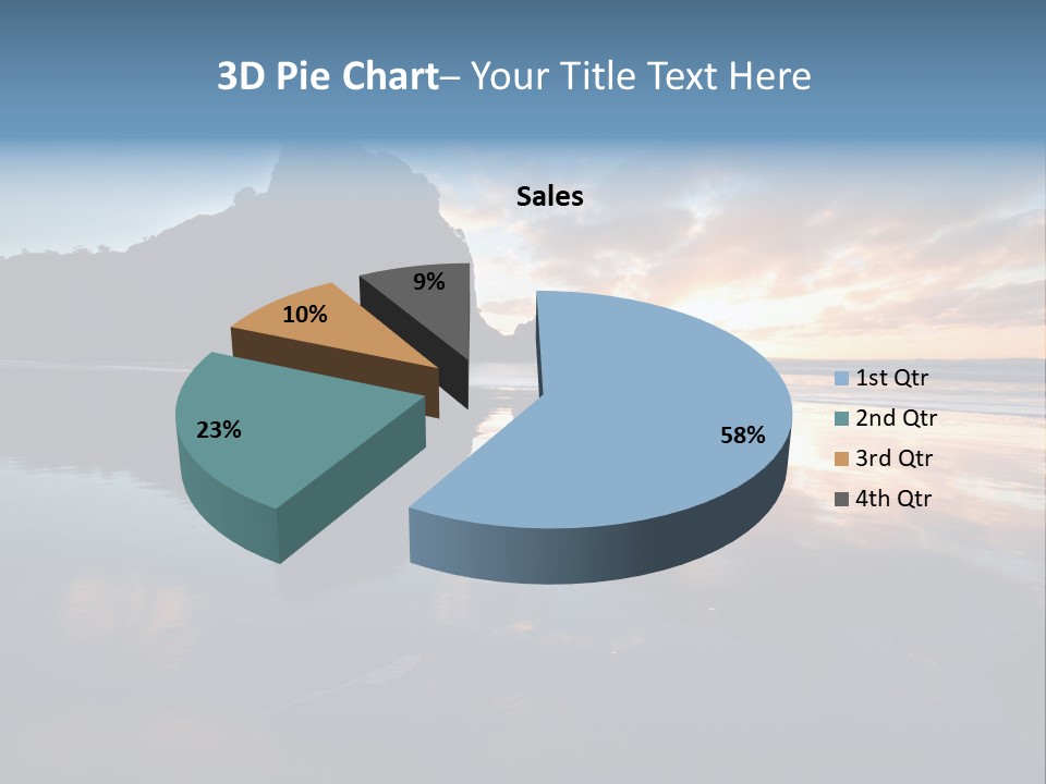 Piha Beach PowerPoint Template