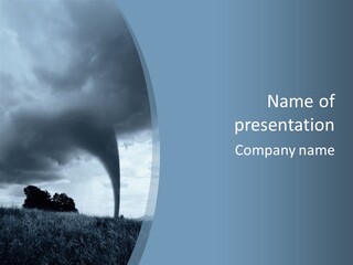 Fast Tornadoes PowerPoint Template