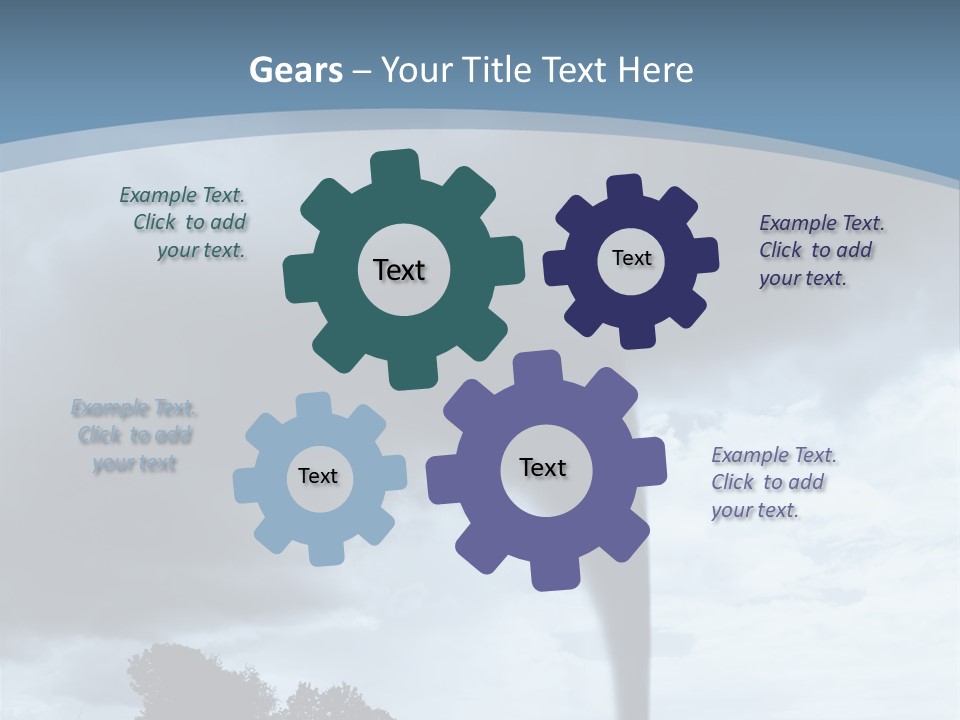 Fast Tornadoes PowerPoint Template