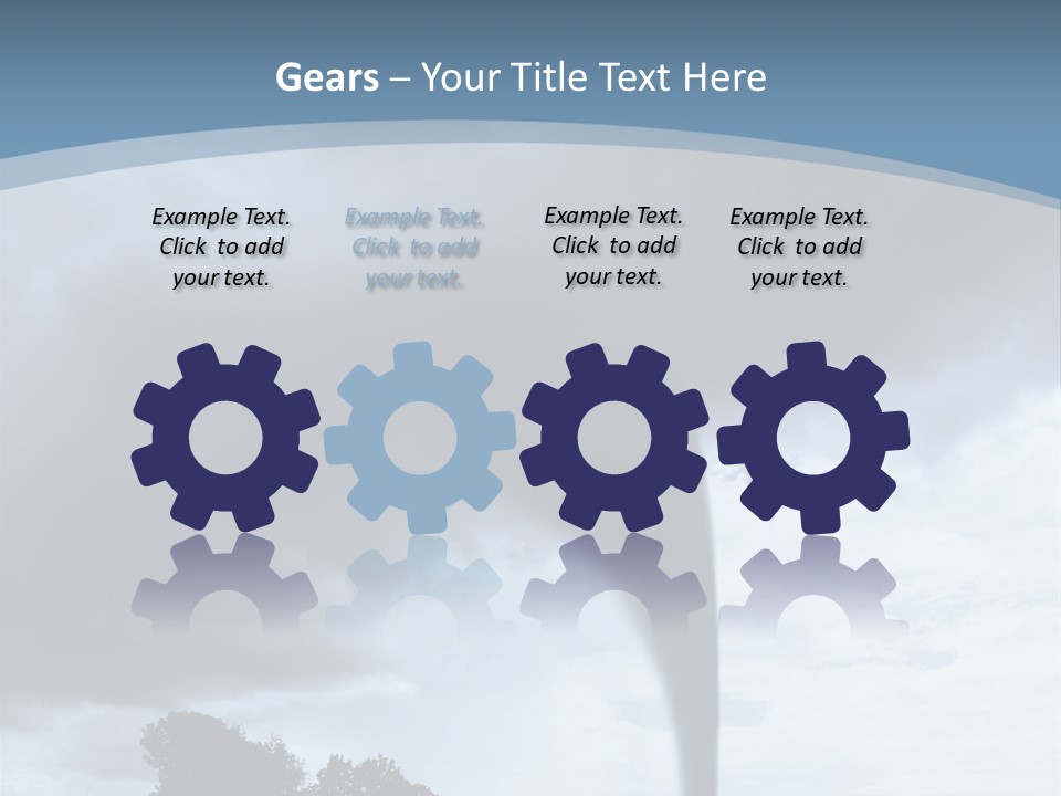 Fast Tornadoes PowerPoint Template