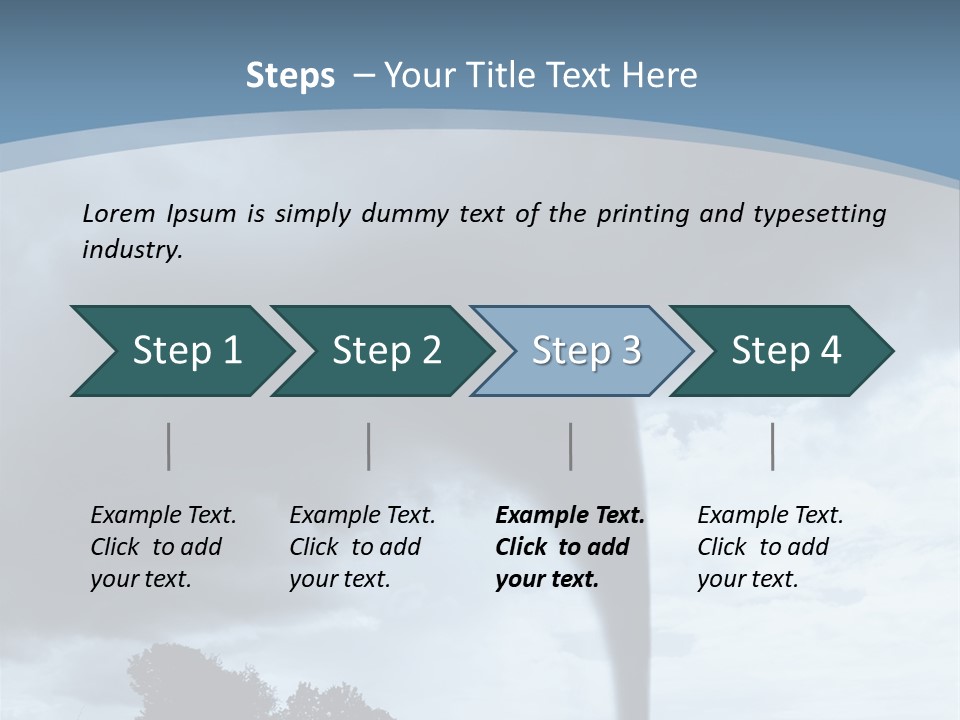 Fast Tornadoes PowerPoint Template