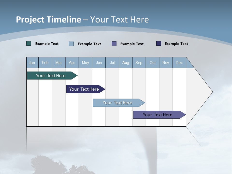 Fast Tornadoes PowerPoint Template