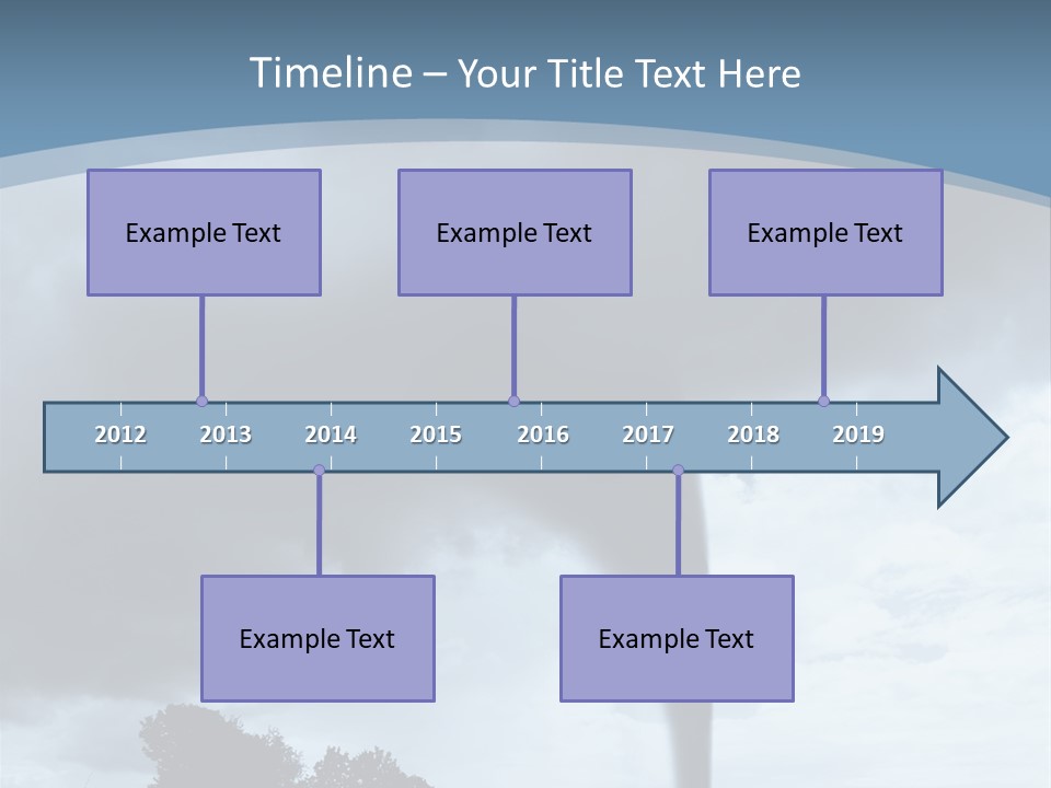 Fast Tornadoes PowerPoint Template