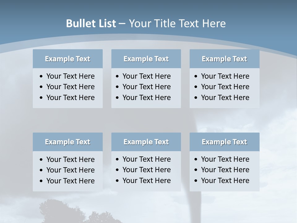 Fast Tornadoes PowerPoint Template