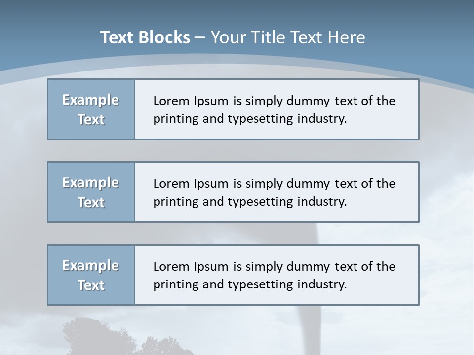 Fast Tornadoes PowerPoint Template