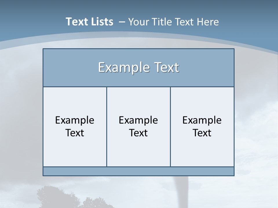 Fast Tornadoes PowerPoint Template