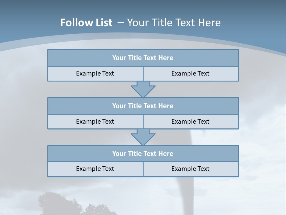 Fast Tornadoes PowerPoint Template