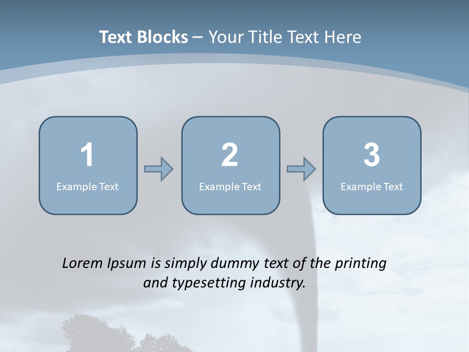 Fast Tornadoes PowerPoint Template