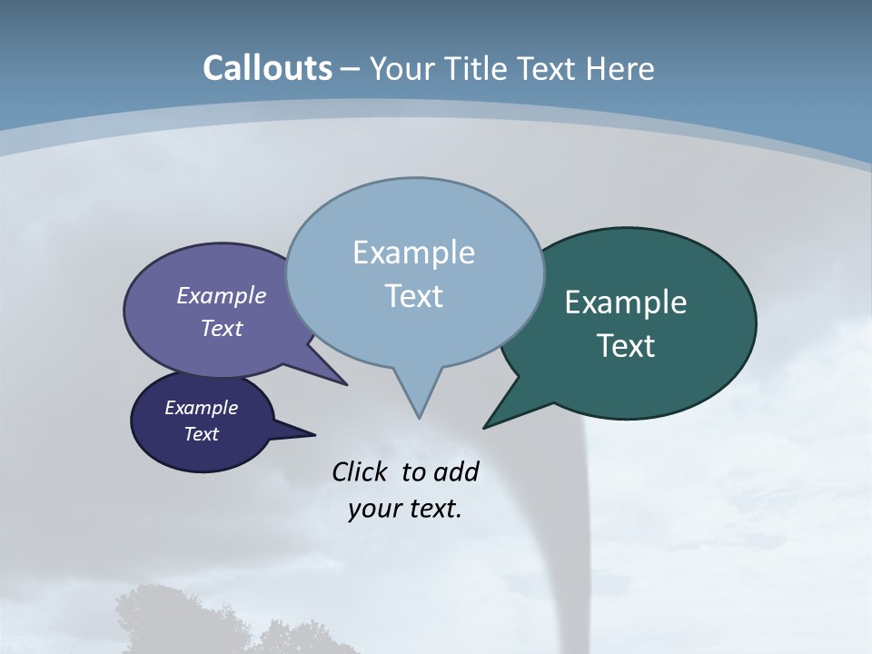 Fast Tornadoes PowerPoint Template