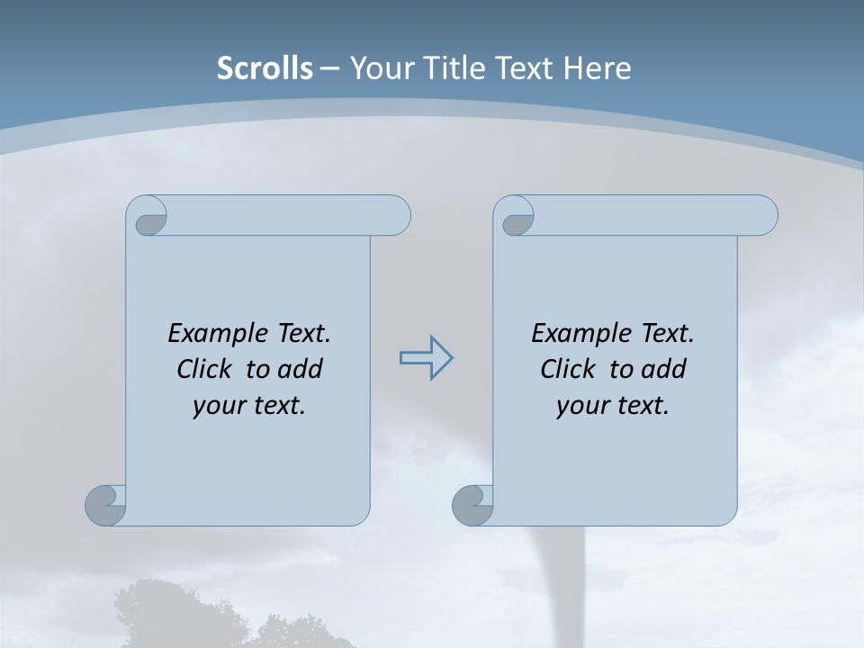 Fast Tornadoes PowerPoint Template