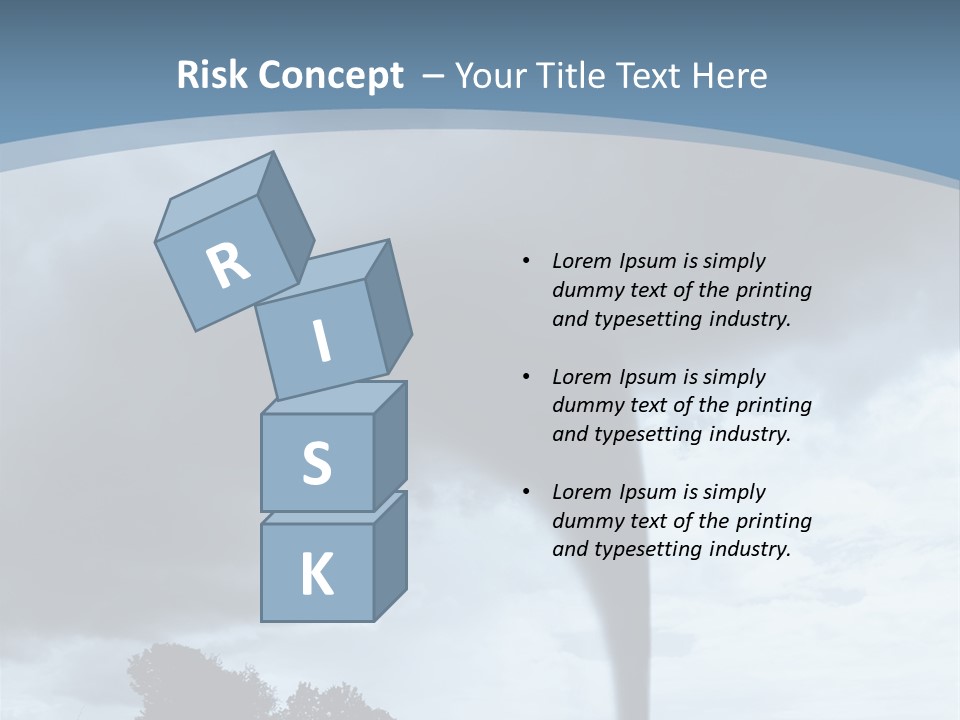 Fast Tornadoes PowerPoint Template
