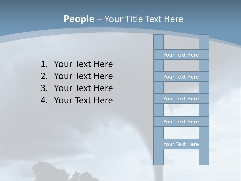 Fast Tornadoes PowerPoint Template