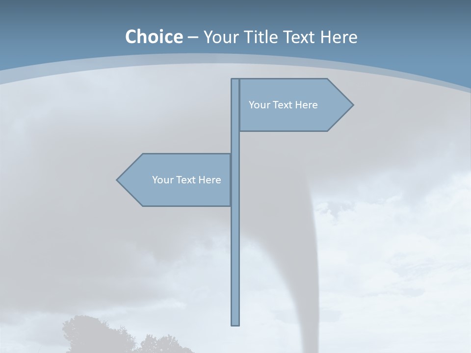 Fast Tornadoes PowerPoint Template