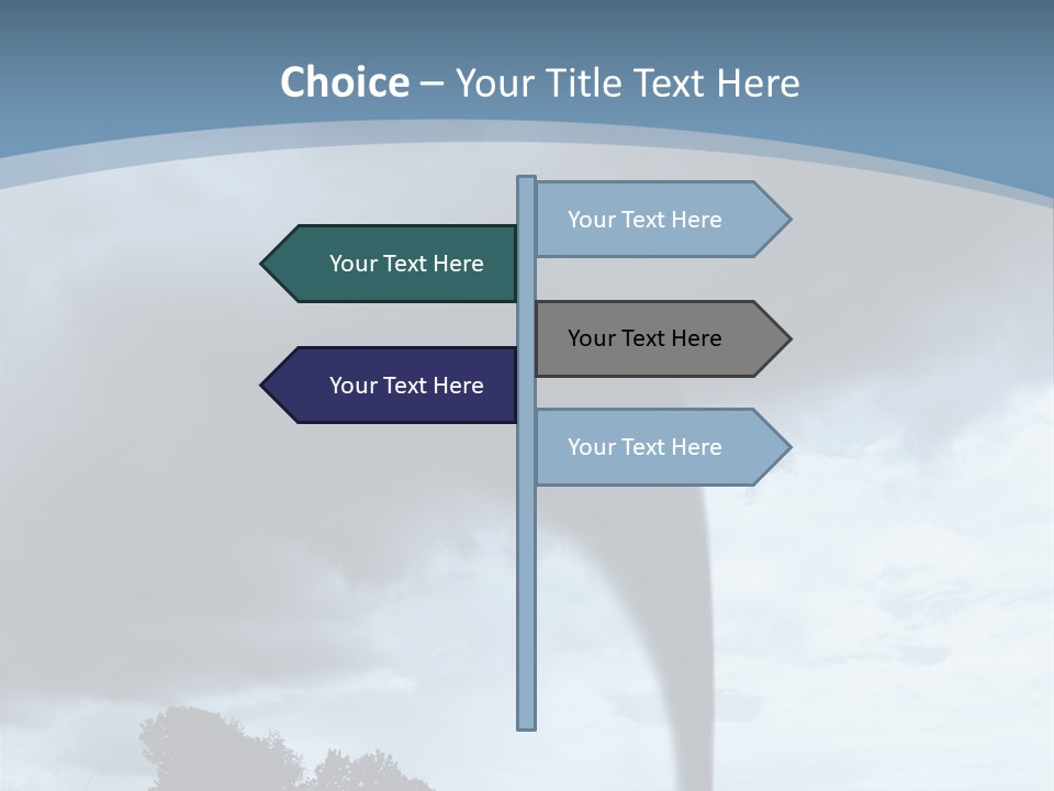 Fast Tornadoes PowerPoint Template