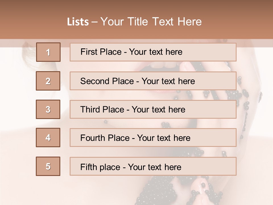 Caviar Makeup PowerPoint Template