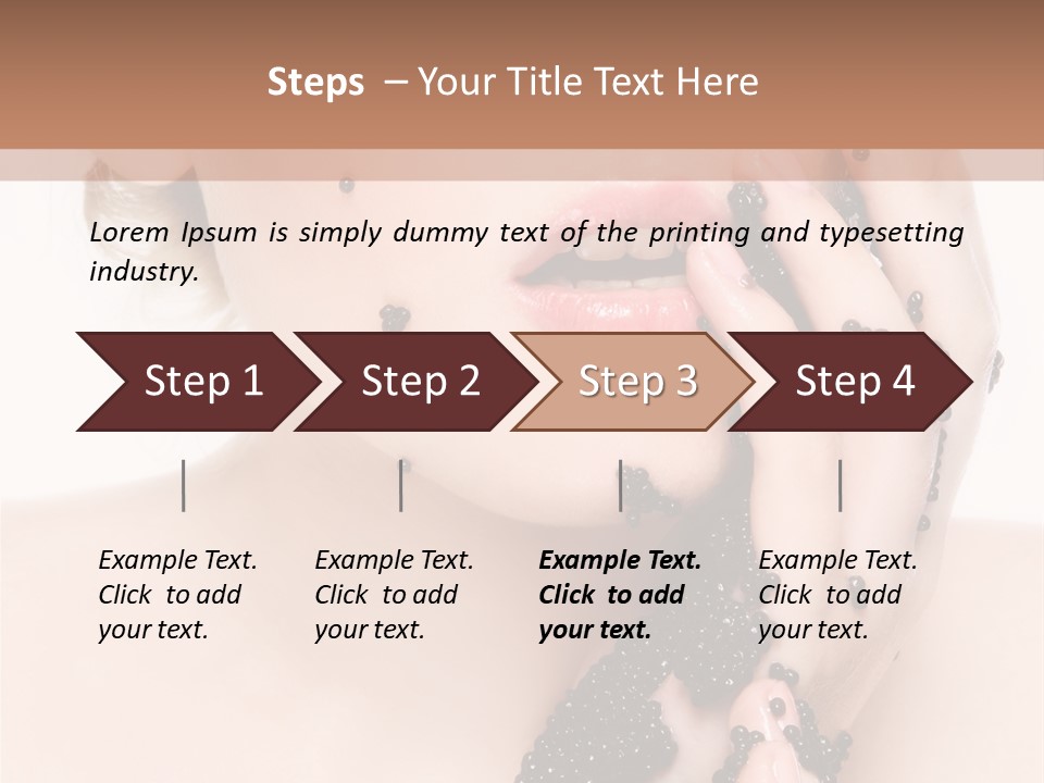 Caviar Makeup PowerPoint Template