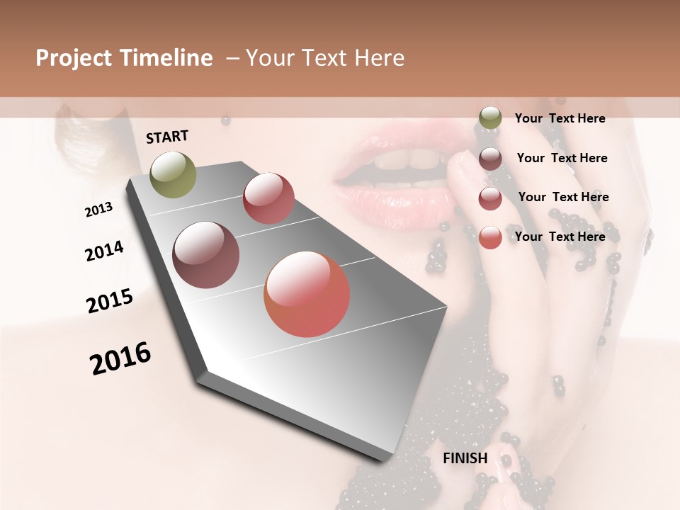 Caviar Makeup PowerPoint Template