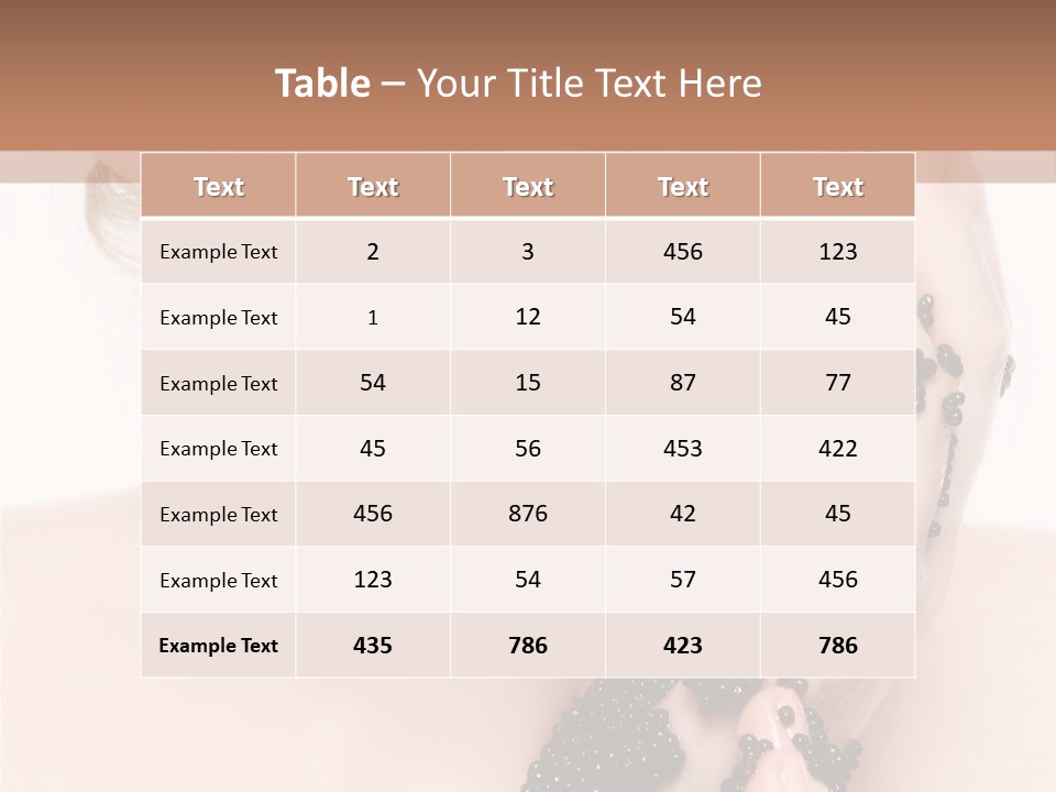 Caviar Makeup PowerPoint Template