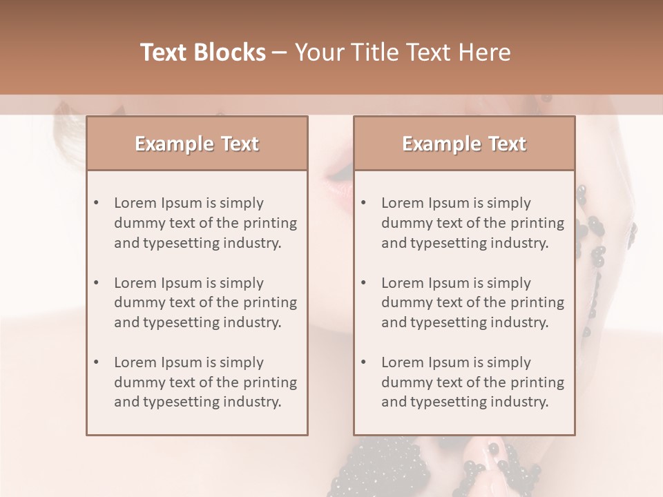 Caviar Makeup PowerPoint Template