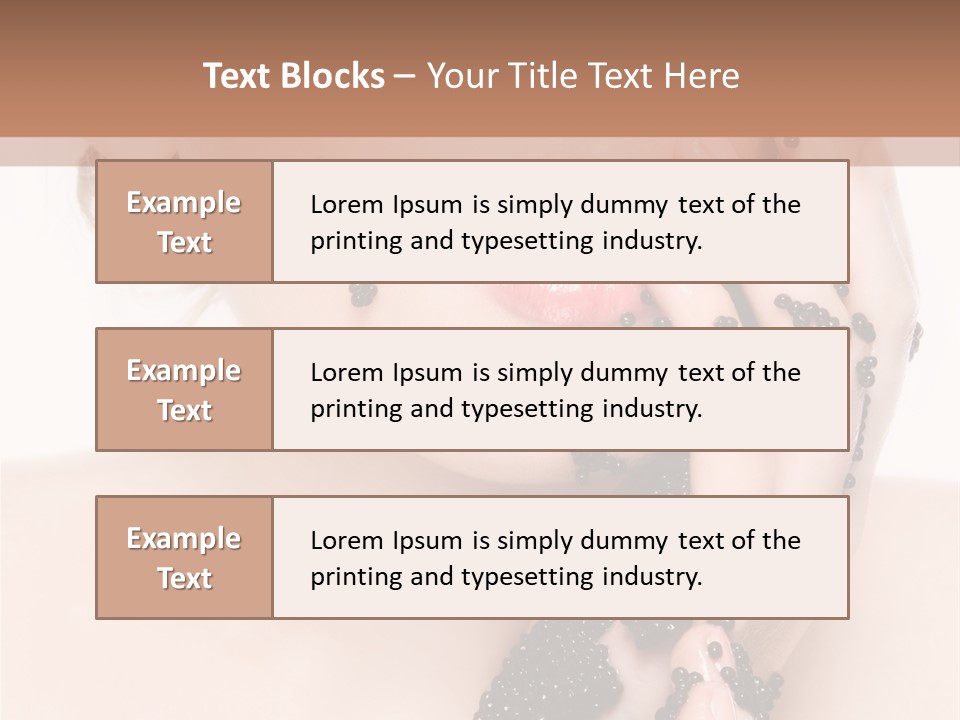 Caviar Makeup PowerPoint Template