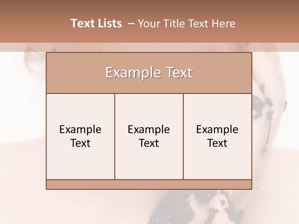 Caviar Makeup PowerPoint Template