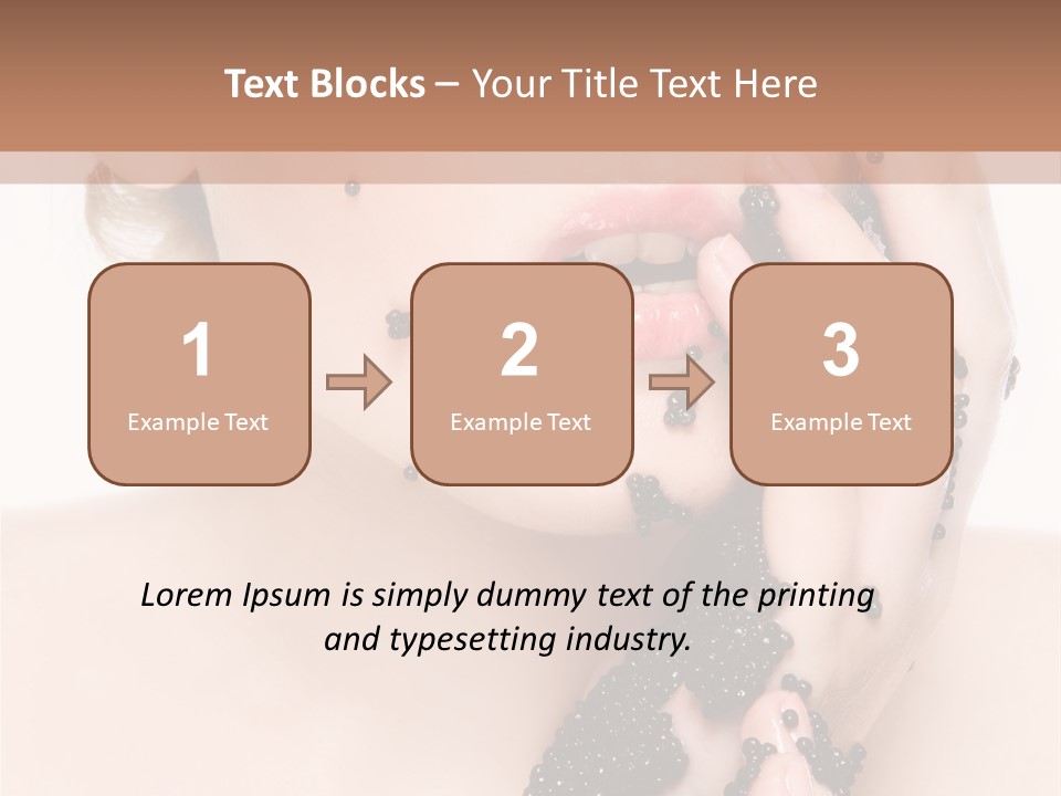 Caviar Makeup PowerPoint Template