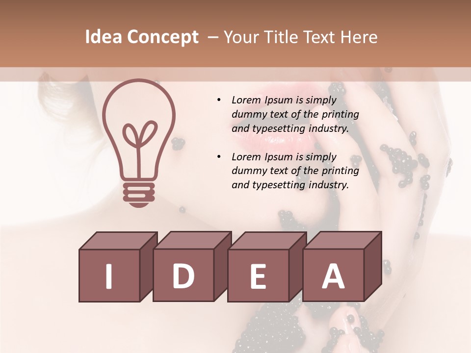 Caviar Makeup PowerPoint Template