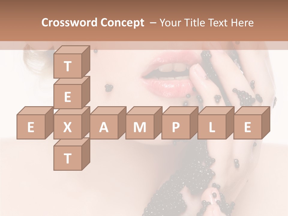 Caviar Makeup PowerPoint Template