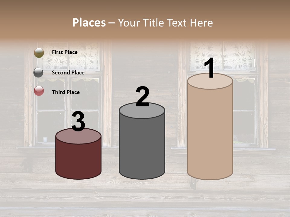 Old Wooden Windows PowerPoint Template