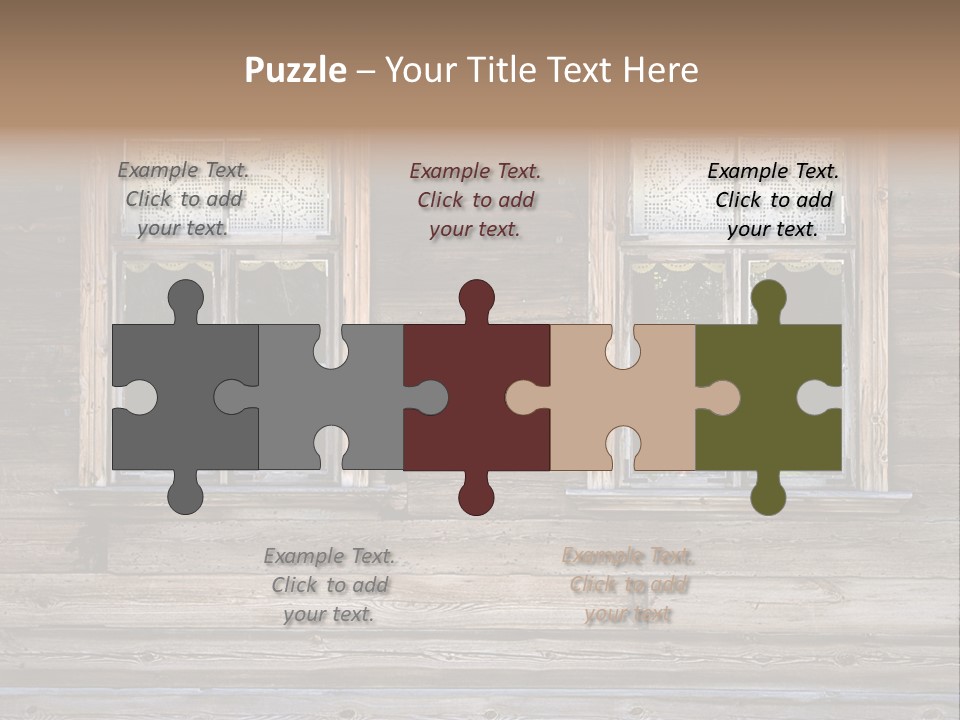 Old Wooden Windows PowerPoint Template