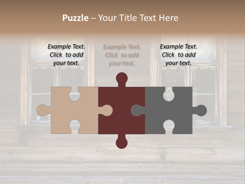 Old Wooden Windows PowerPoint Template