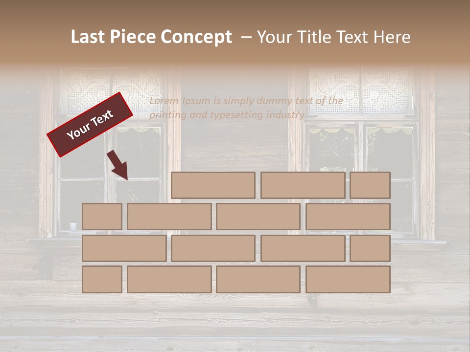 Old Wooden Windows PowerPoint Template