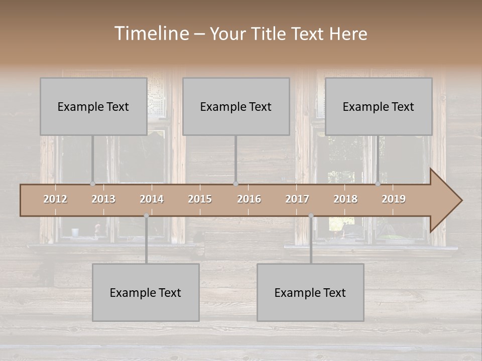 Old Wooden Windows PowerPoint Template