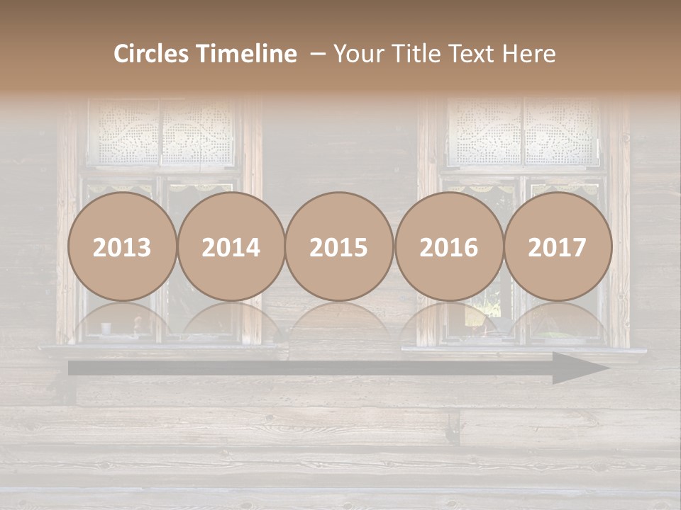 Old Wooden Windows PowerPoint Template