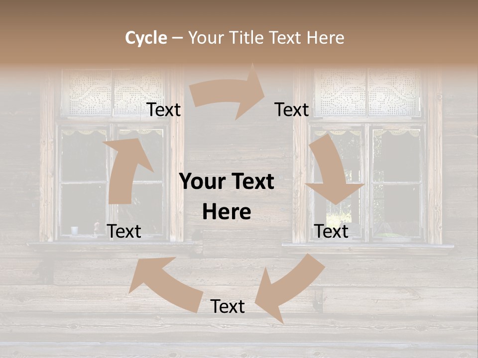 Old Wooden Windows PowerPoint Template