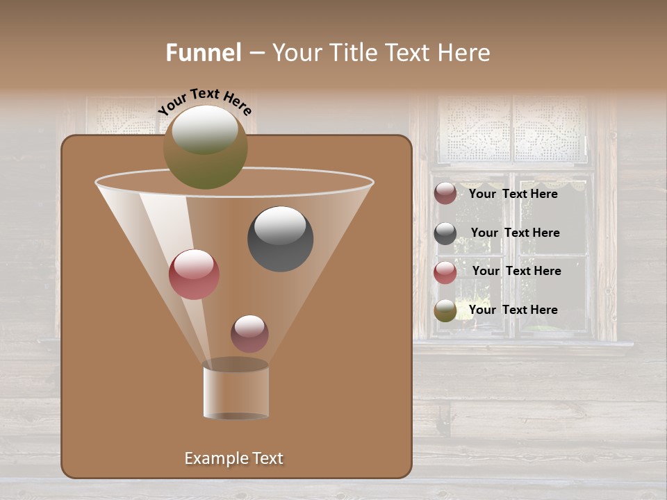 Old Wooden Windows PowerPoint Template