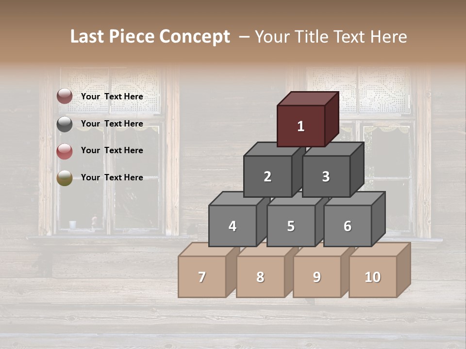 Old Wooden Windows PowerPoint Template