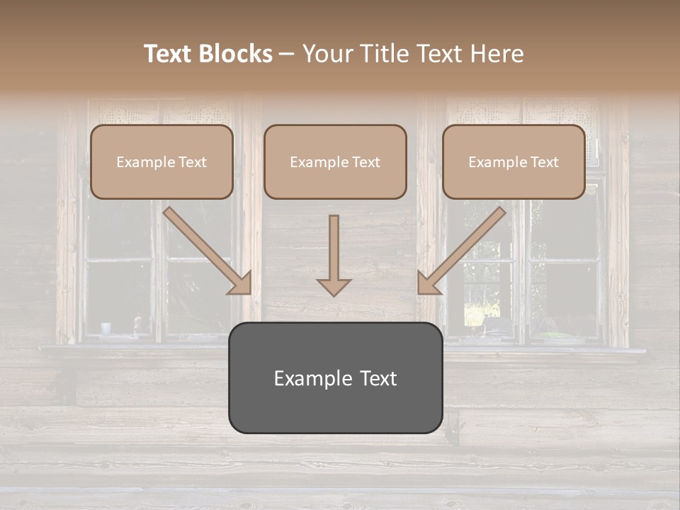 Old Wooden Windows PowerPoint Template