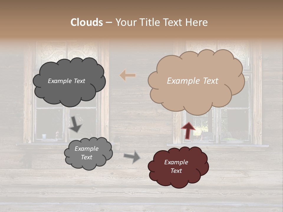 Old Wooden Windows PowerPoint Template
