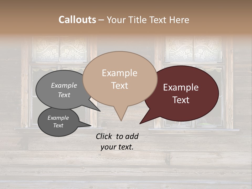 Old Wooden Windows PowerPoint Template